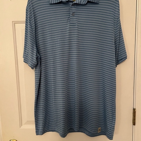 Rorie Whelan Other - Rorie Whelan Men's Blue Striped Polo Shirt